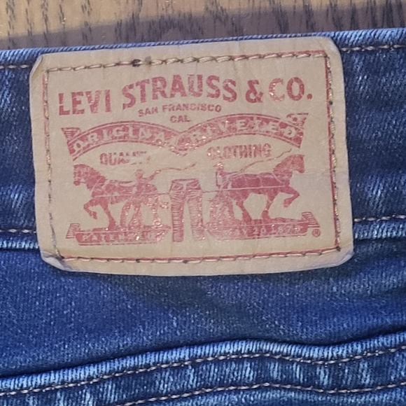 Levi's Women's Mid-Rise Skinny Jeans Size 18 Blue Denim B71 - Picture 11 of 12